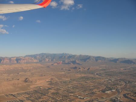 Vegas vu du ciel